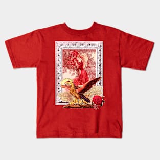 Victorian Phoenix Kids T-Shirt